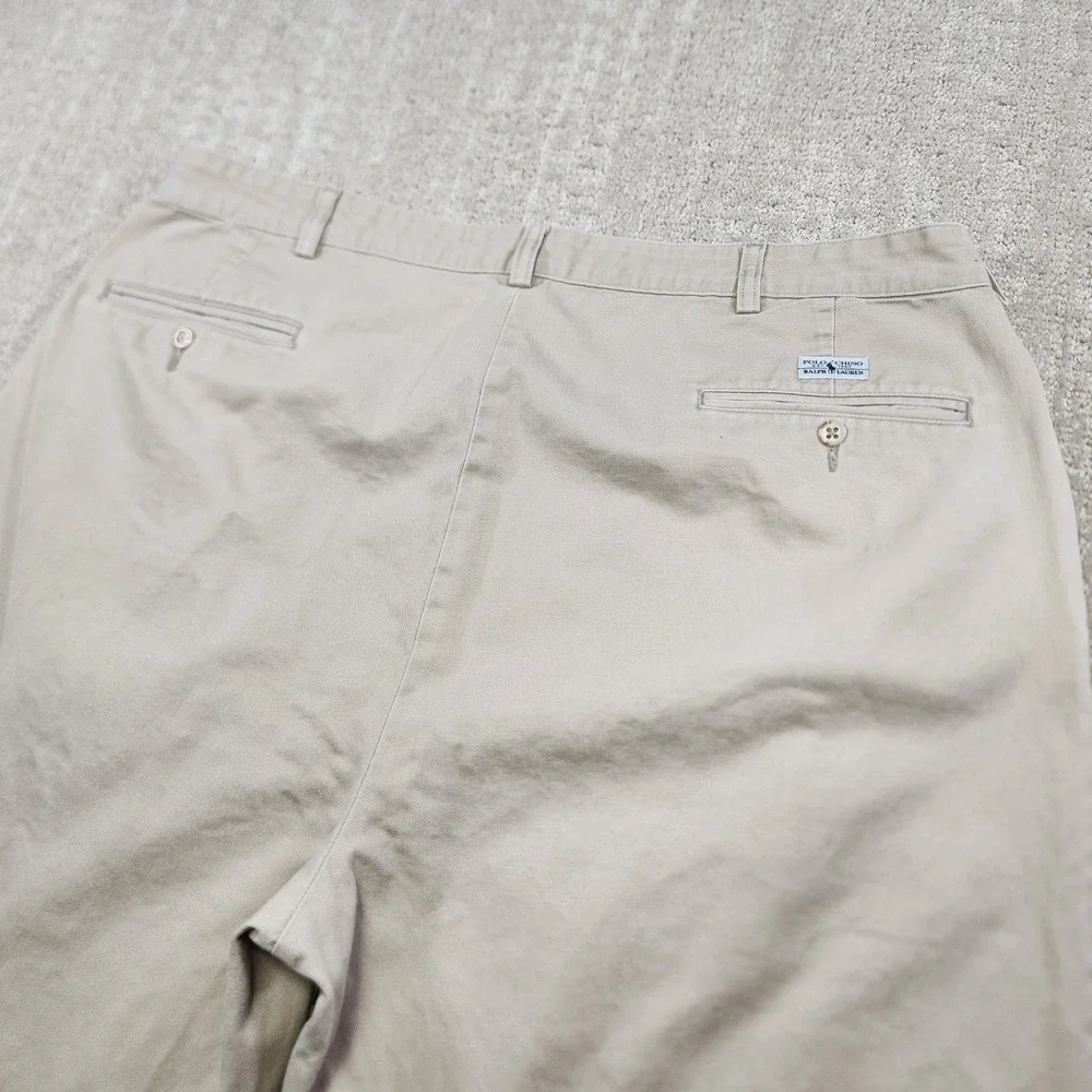Vintage‎ Polo Ralph Lauren Pants Men 38x32 READ* High Rise Pleated Baggy Trouser